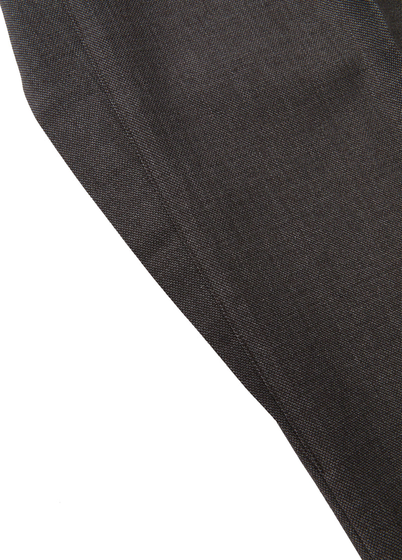 Pants / JNBY 100% Wool Wide-Leg Trousers Dark Heather Brown-1