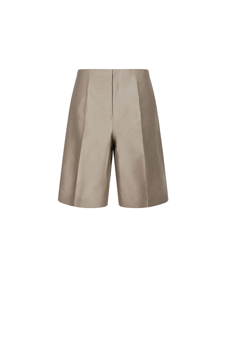 Pants / JNBY A-Line Twill Cropped Pants Taupe Grey-1
