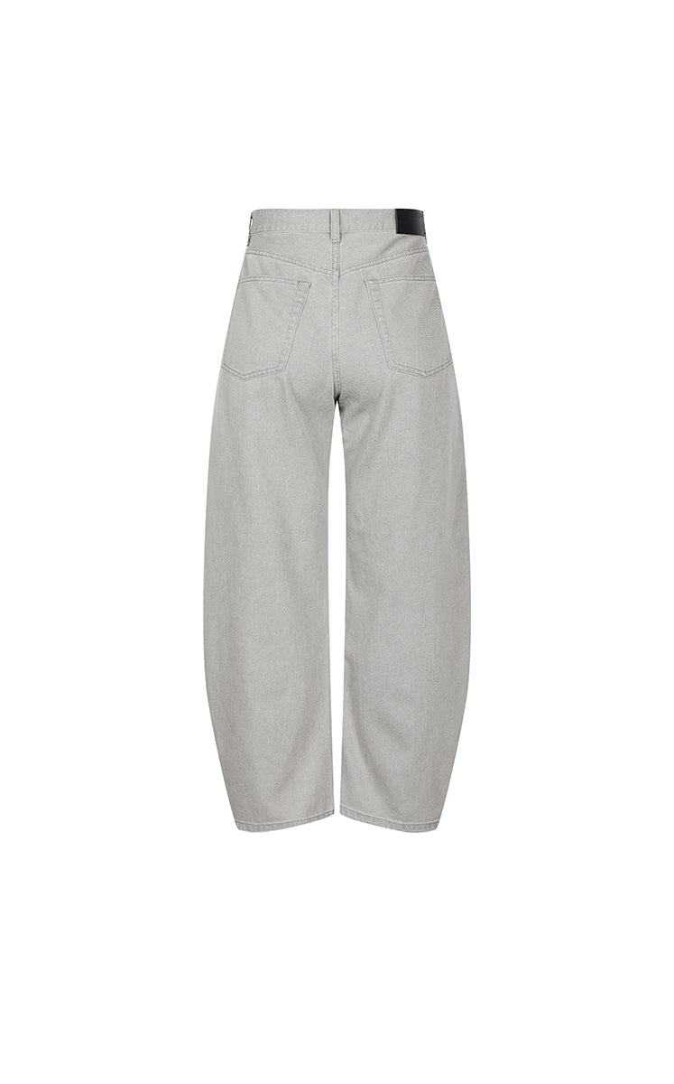 Pants / JNBY Coated Denim Banana Pants Light Grey Denim-2