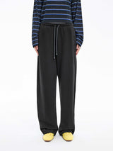 Pants / JNBY Cotton Straight-Leg Drawstring Trousers