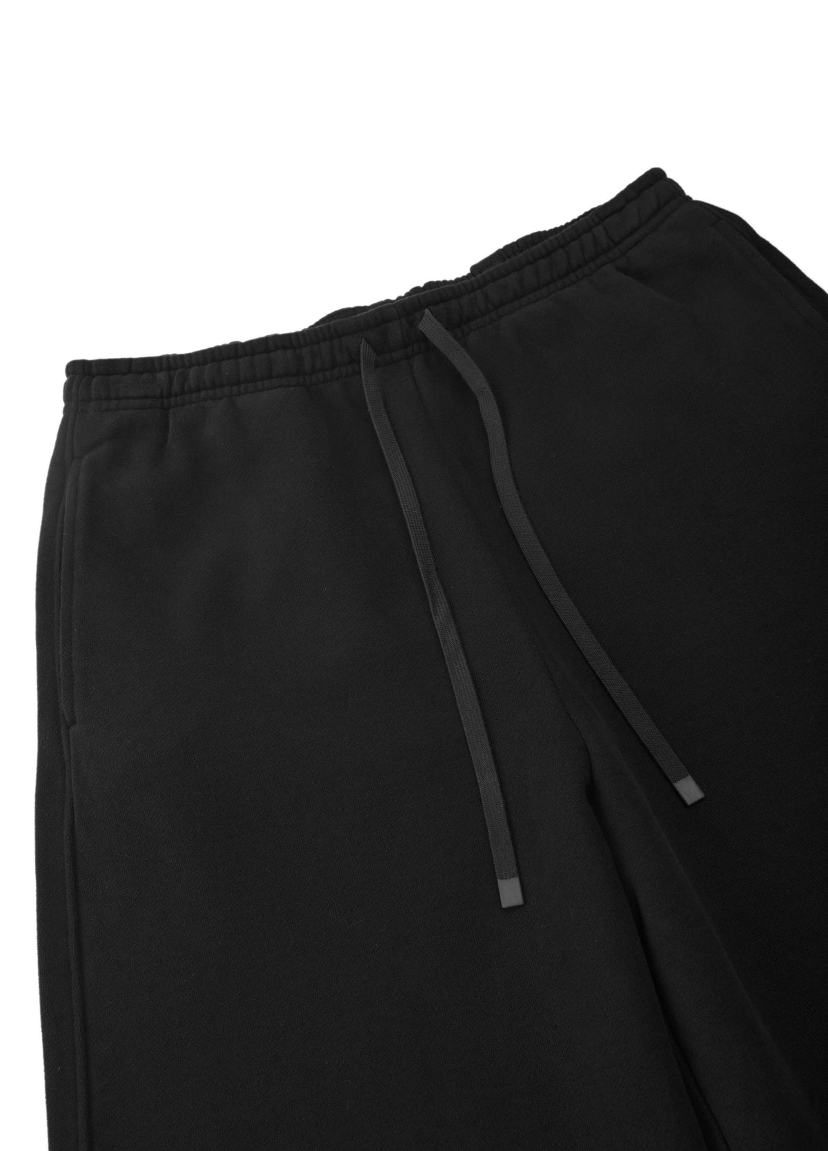 Pants / JNBY Cotton Straight-Leg Drawstring Trousers Black-1
