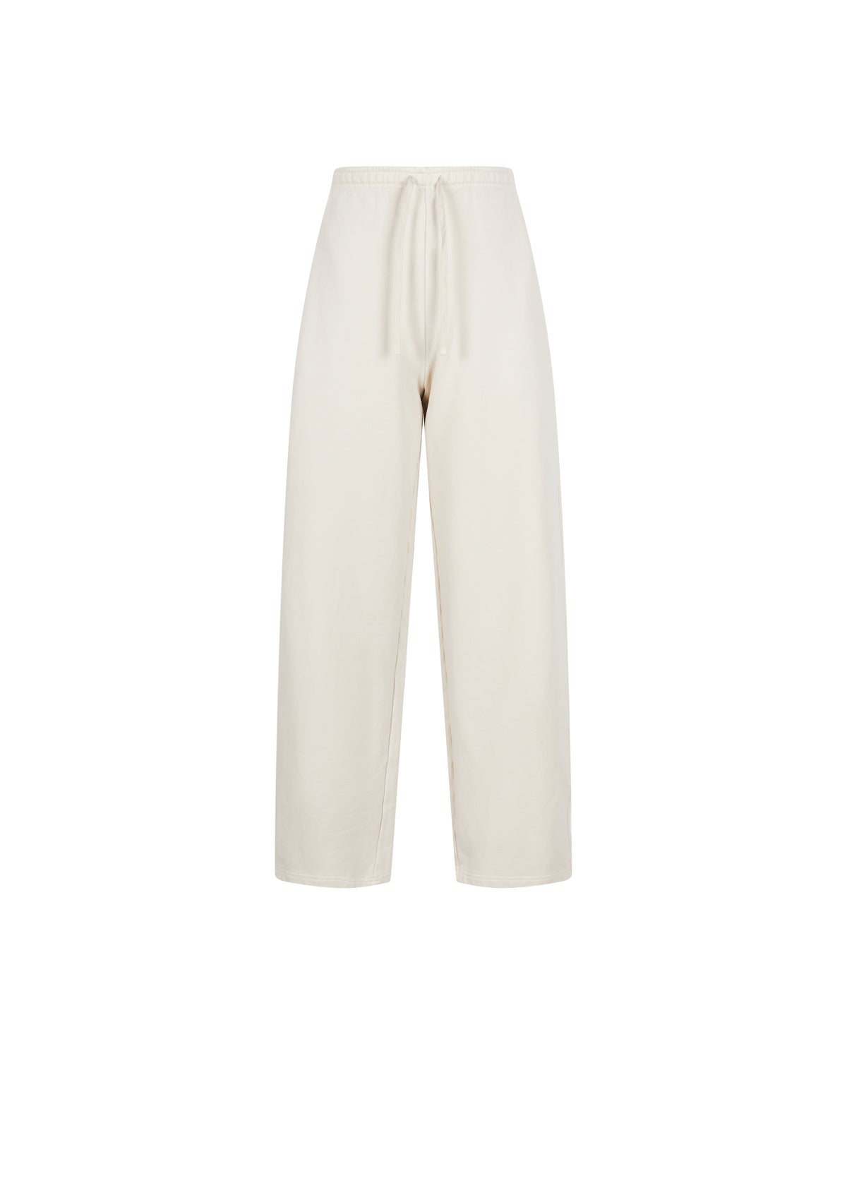 Pants / JNBY Cotton Straight-Leg Drawstring Trousers Beige-2