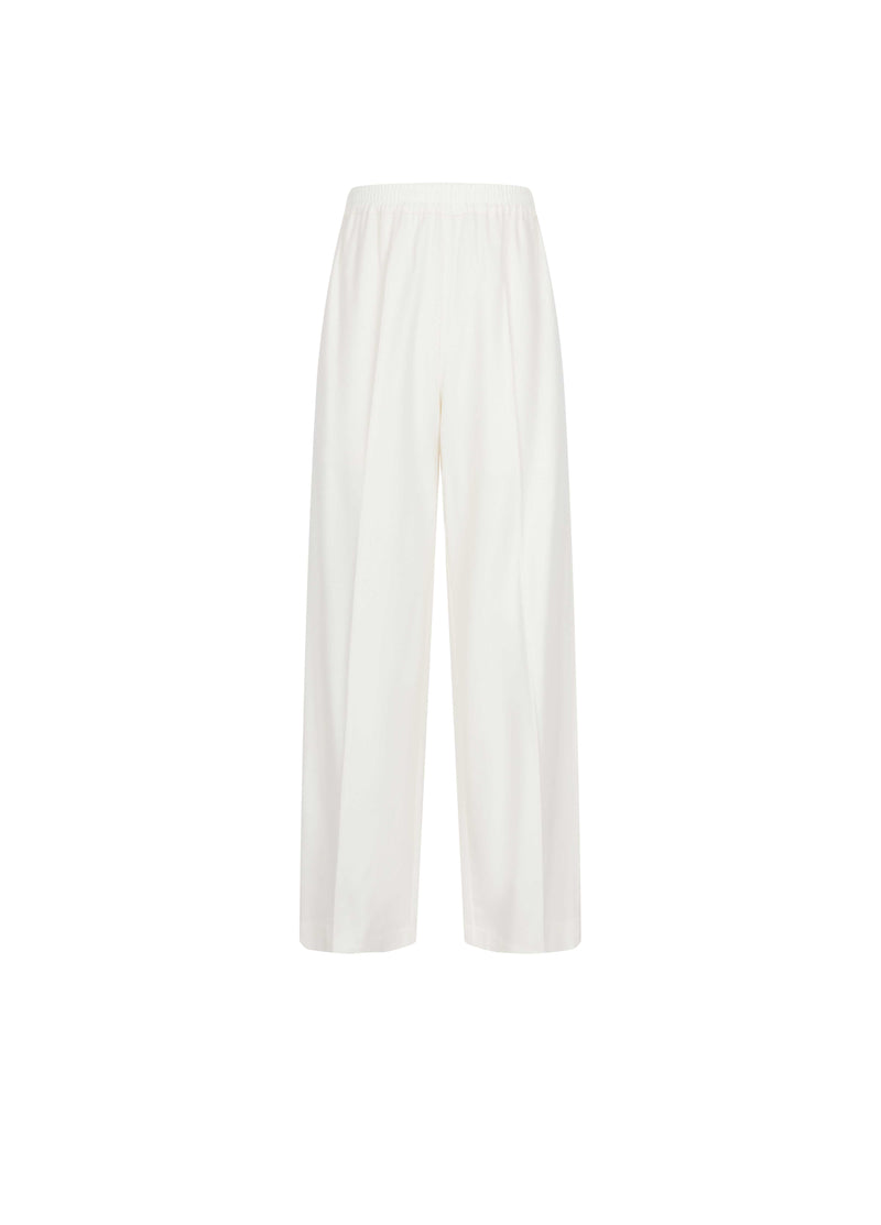 Pants / JNBY Wool Cashmere Flare Trousers White-2