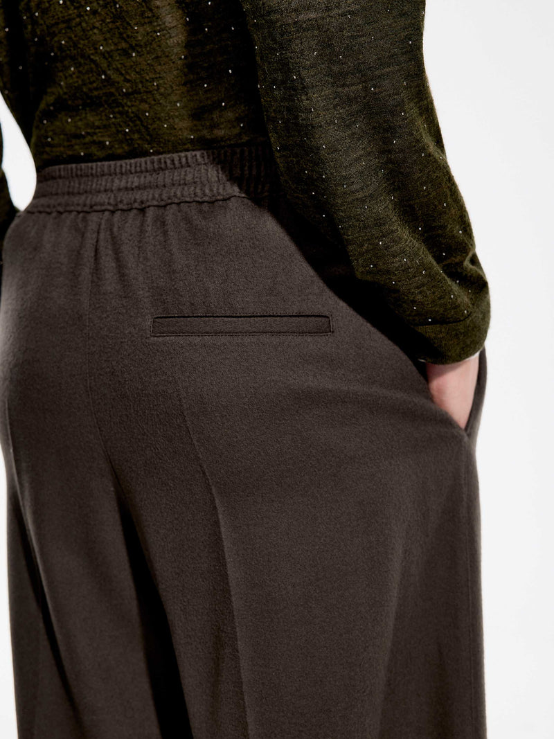 Pants / JNBY Wool Cashmere Flare Trousers Grey-1