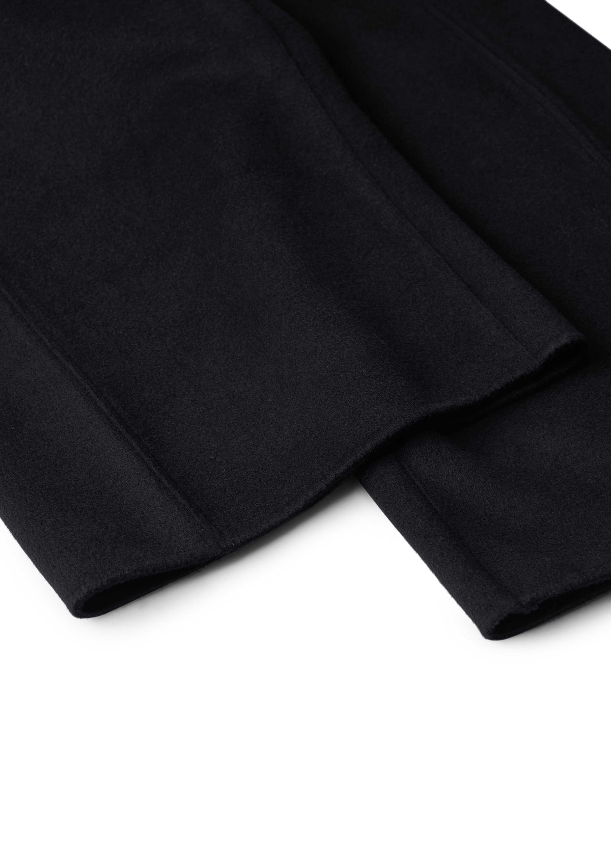 Pants / JNBY Wool Double-Face Banana Trousers Black-1