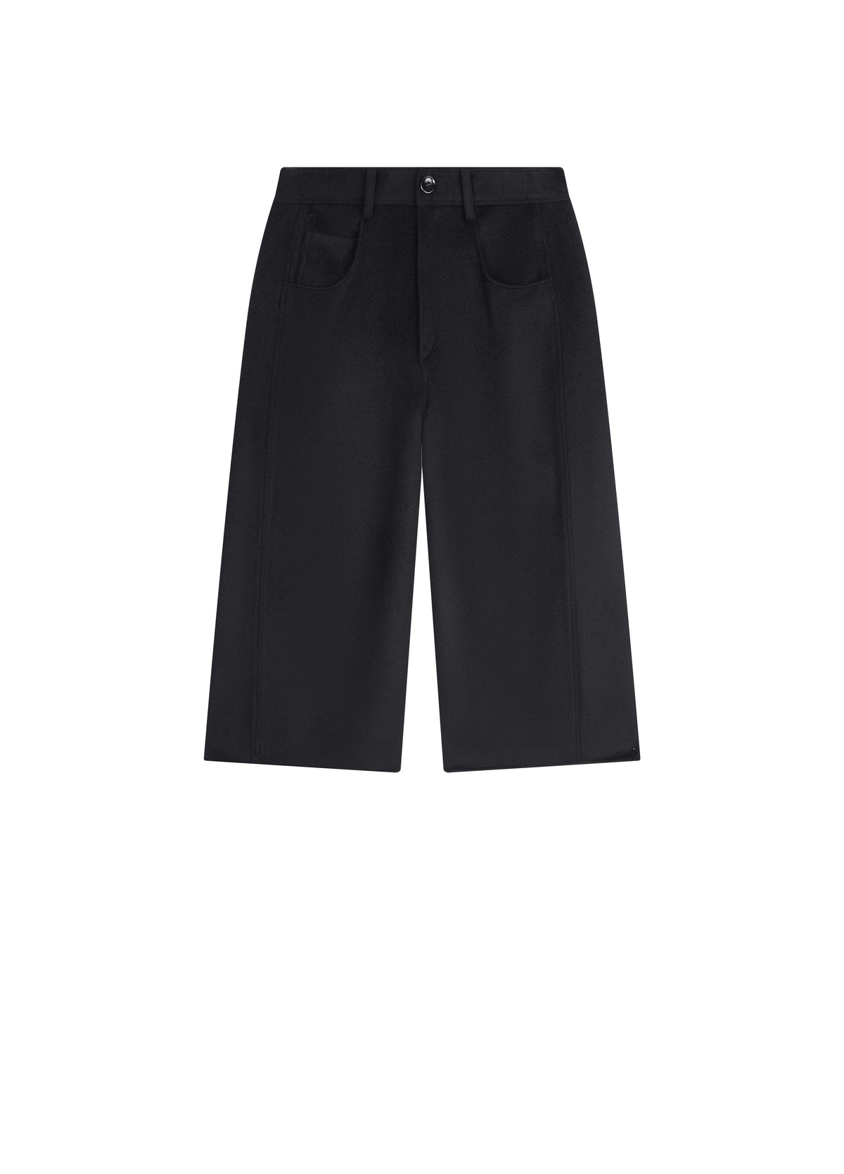 Pants / JNBY Wool Double-Face Banana Trousers Black-1