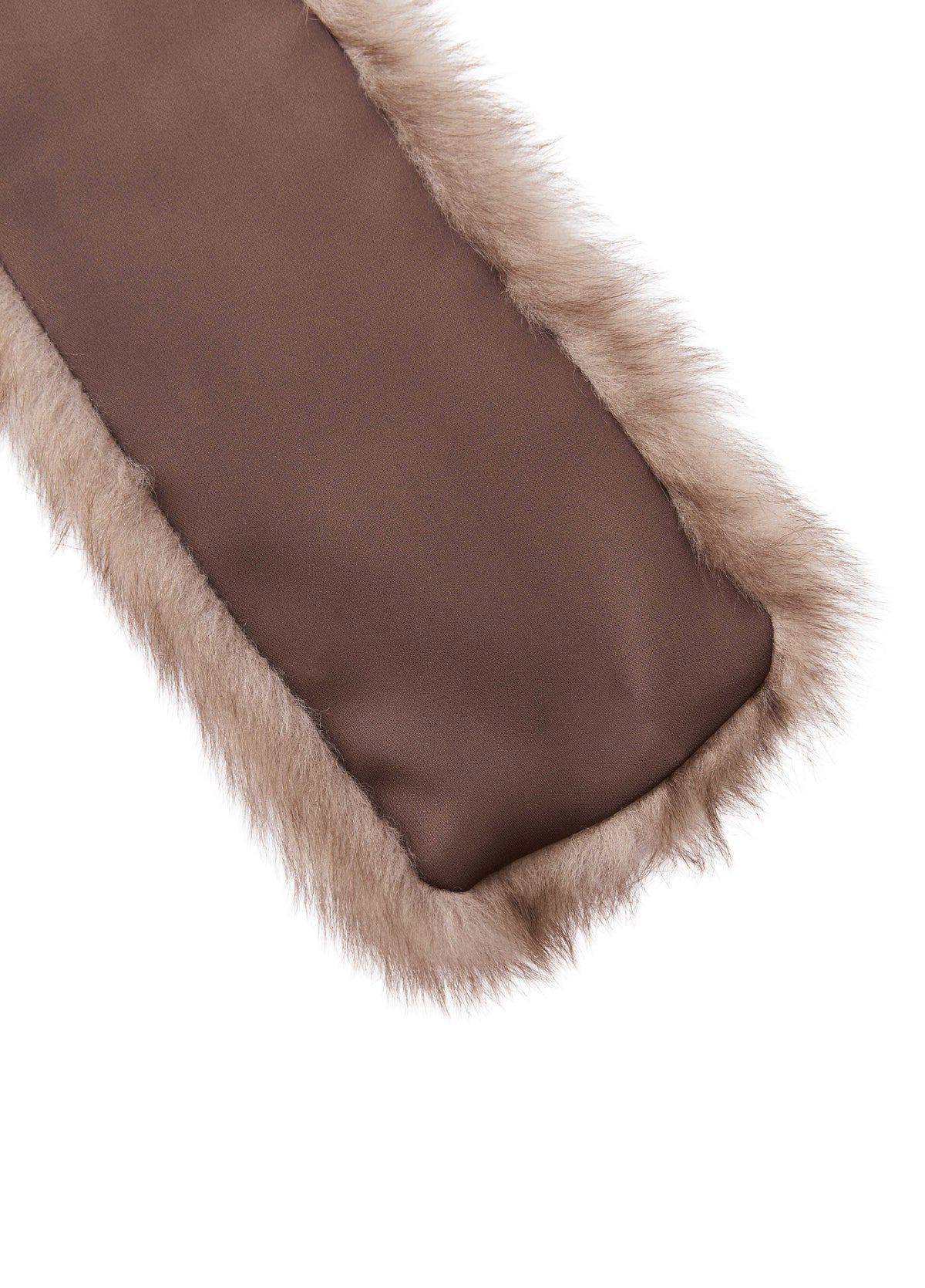 Scarf / JNBY Wool Shearling Oversized Scarf Camel Brown-1
