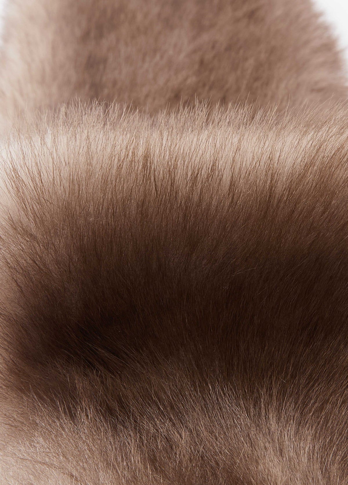 Scarf / JNBY Wool Shearling Oversized Scarf Camel Brown-1