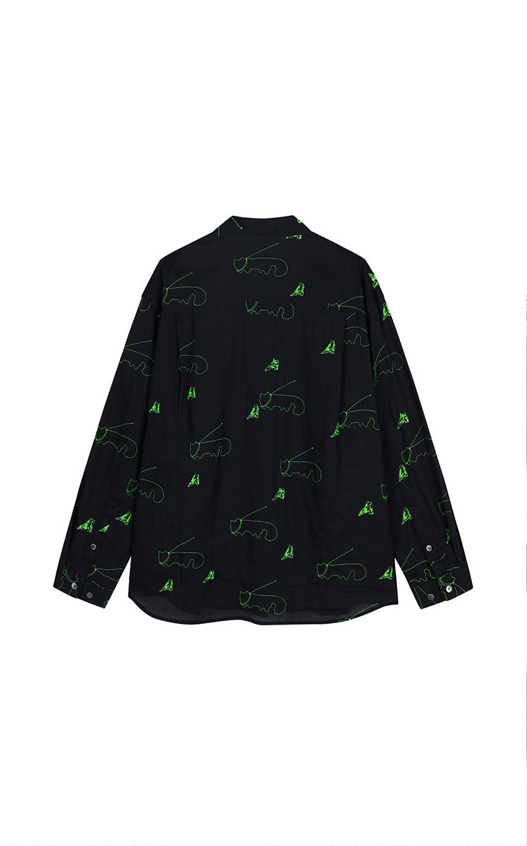 Shirt / JNBY Eco Embroidered Linen Shirt