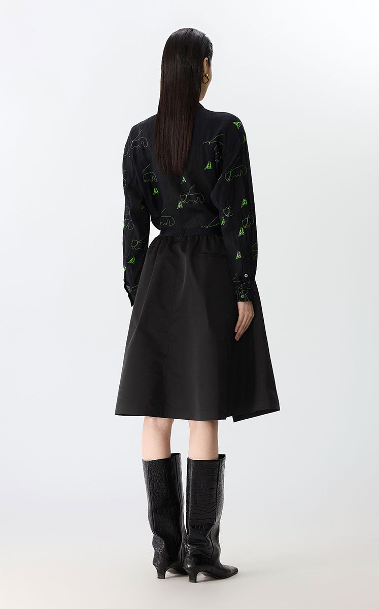 Shirt / JNBY Eco Embroidered Linen Shirt