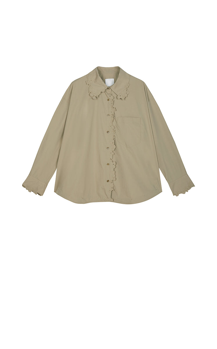 Shirt / JNBY Floral Forest Embroidered Shirt