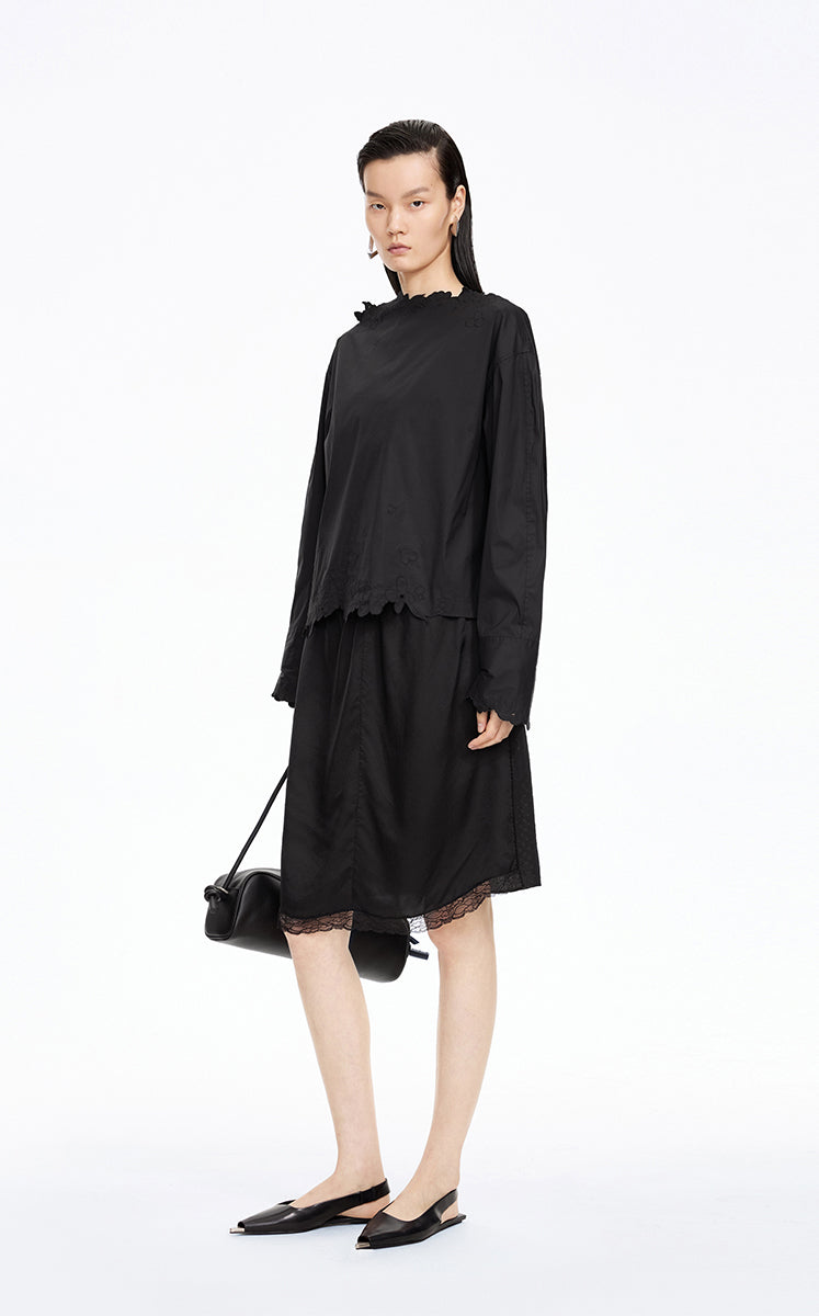 Shirt / JNBY Floral Forest T-Shape Shirt