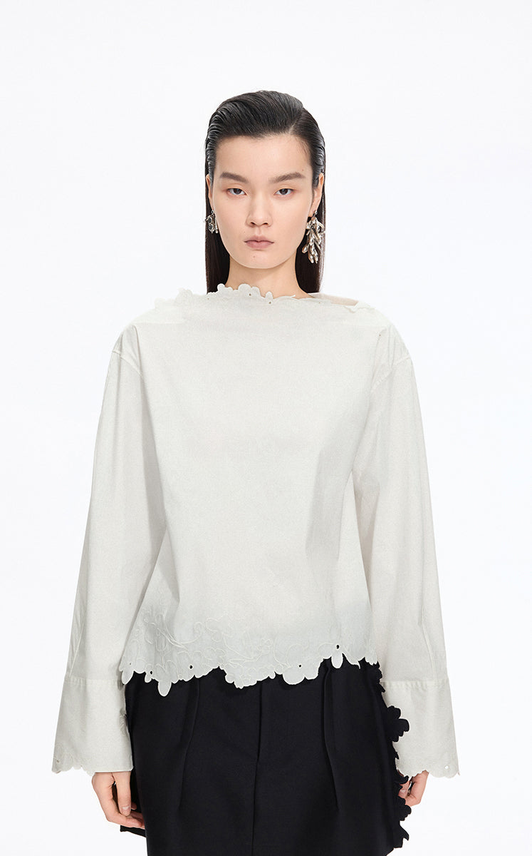 Shirt / JNBY Floral Forest T-Shape Shirt