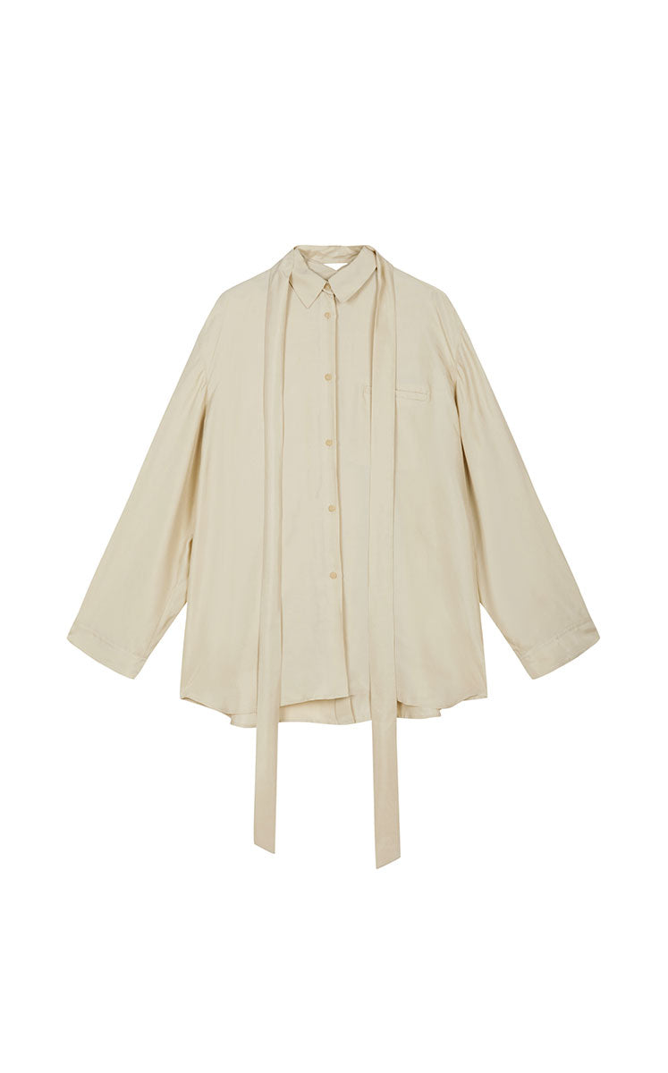 Shirt / JNBY Luxe Brushed Long-Sleeve Shirt