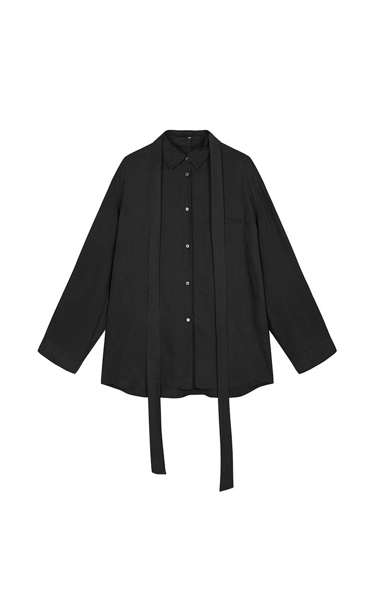 Shirt / JNBY Luxe Brushed Long-Sleeve Shirt