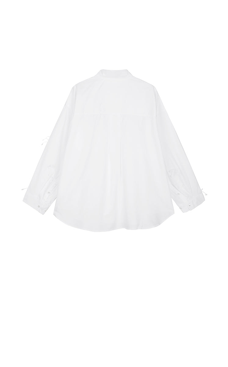 Shirt / JNBY Oversized Stripe Floral Shirt