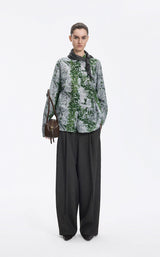 Shirt / JNBY Cotton Silk Oversized Printed Shirt