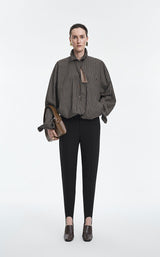 Shirt / JNBY Oversized Cotton Geometric Print Shirt