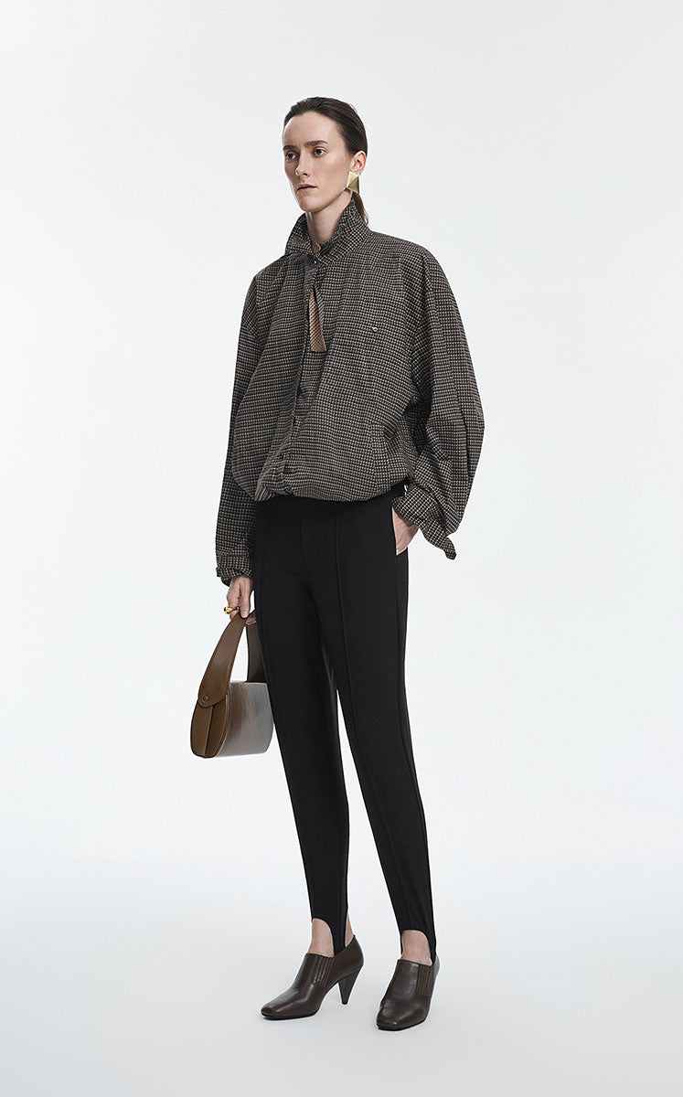 Shirt / JNBY Oversized Cotton Geometric Print Shirt