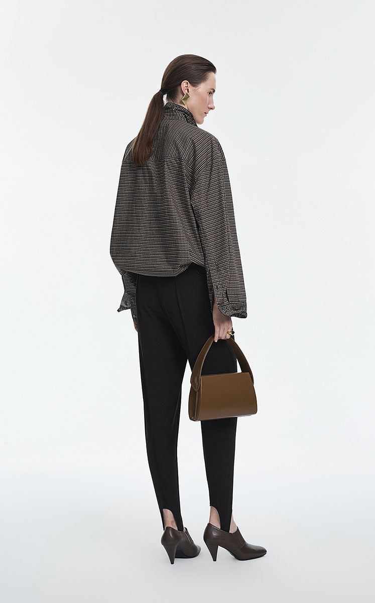 Shirt / JNBY Oversized Cotton Geometric Print Shirt