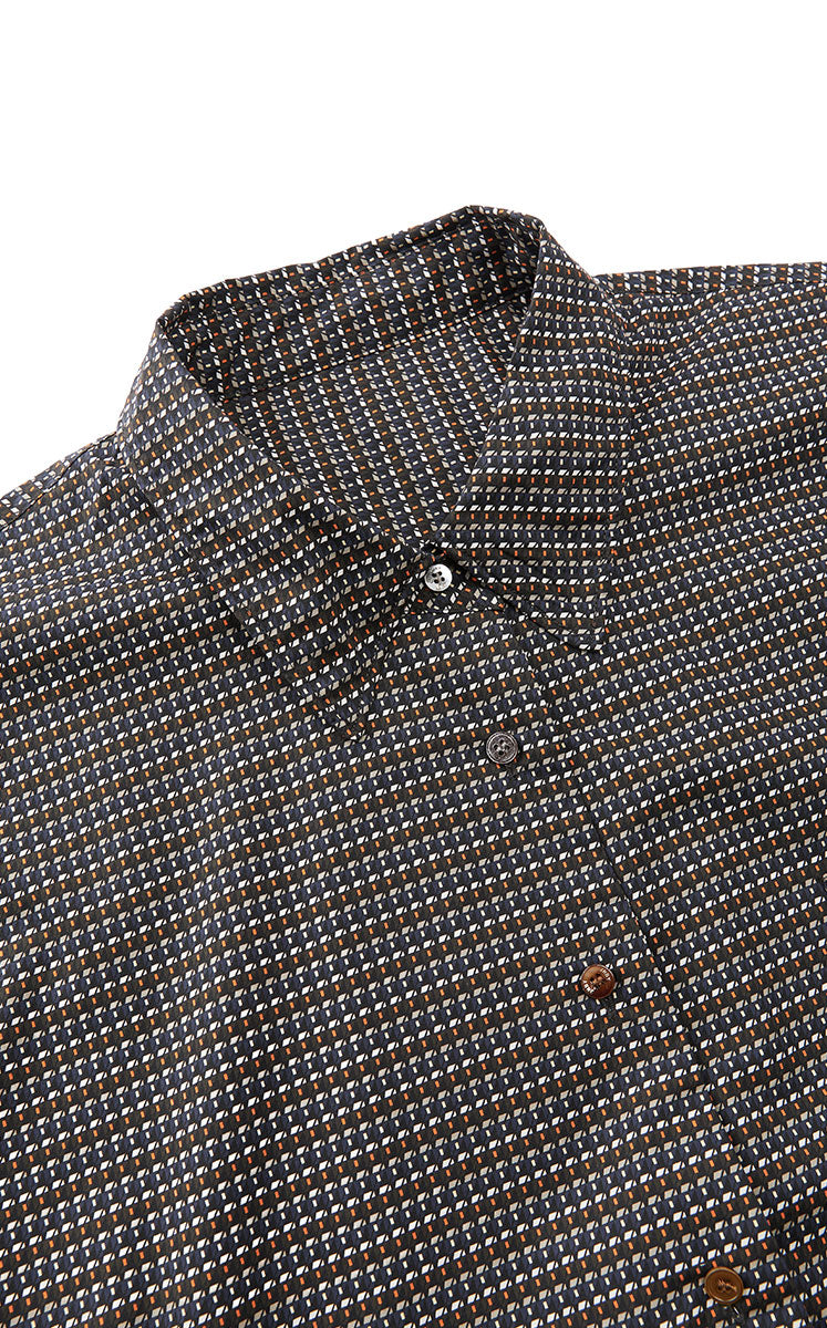 Shirt / JNBY Oversized Cotton Geometric Print Shirt