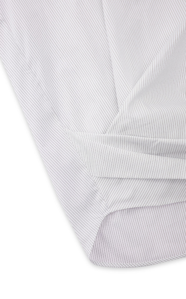 Shirt / JNBY Structured Sleeveless Cotton Pleated Shirt