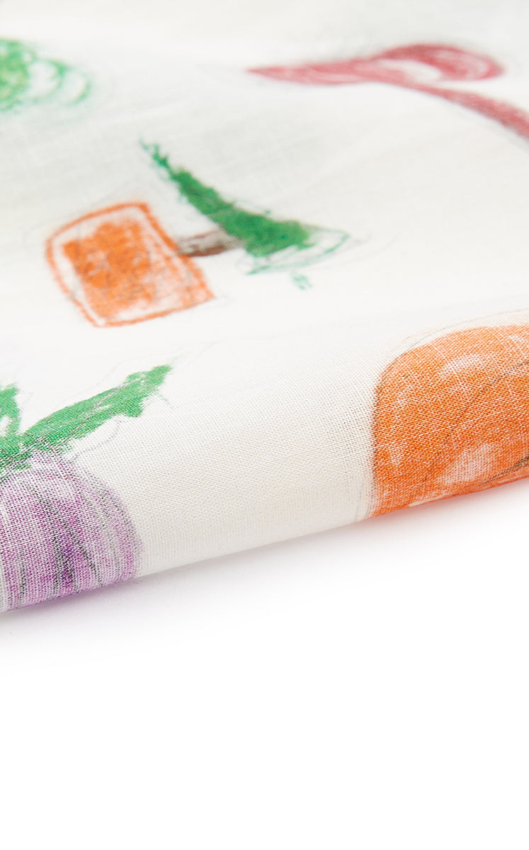 Shirt / JNBY Printed Cotton Short Sleeve Shirt Multi Color-1