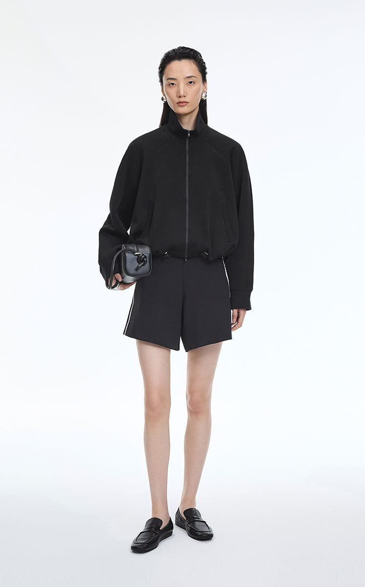 Shorts / JNBY High-Waist A-Line Shorts Dark Blue