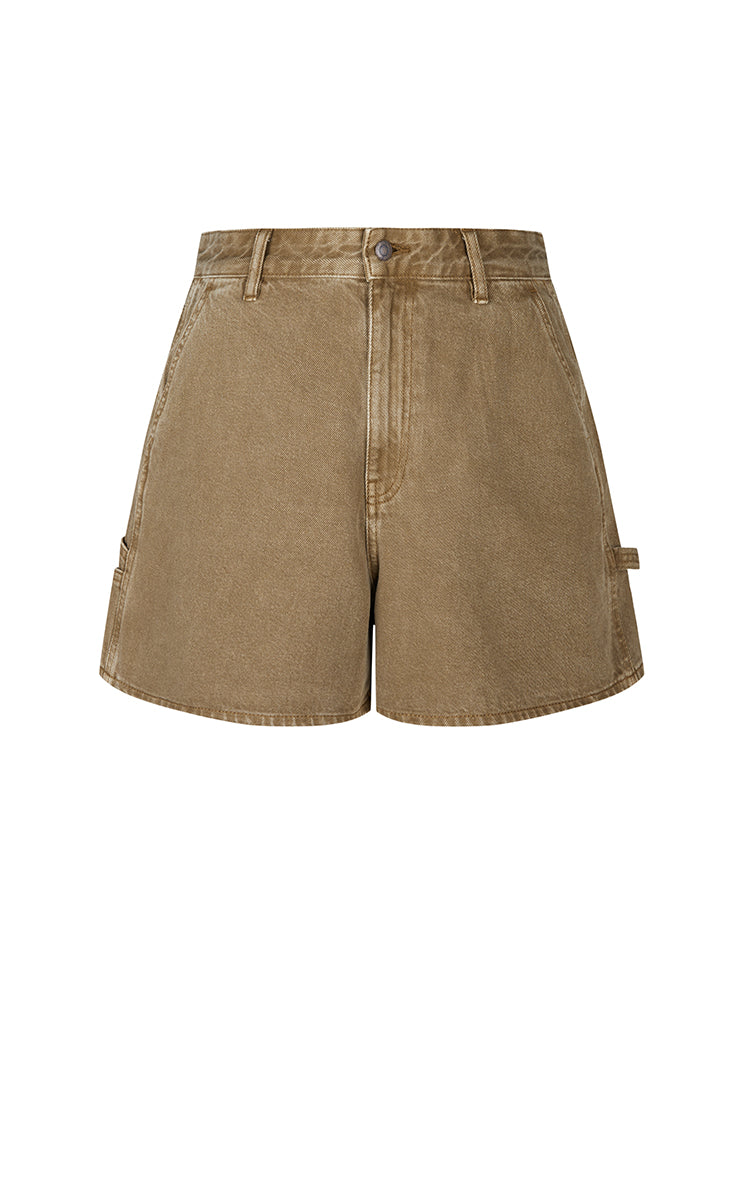 Shorts / JNBY A-Line Denim Shorts British Khaki-1