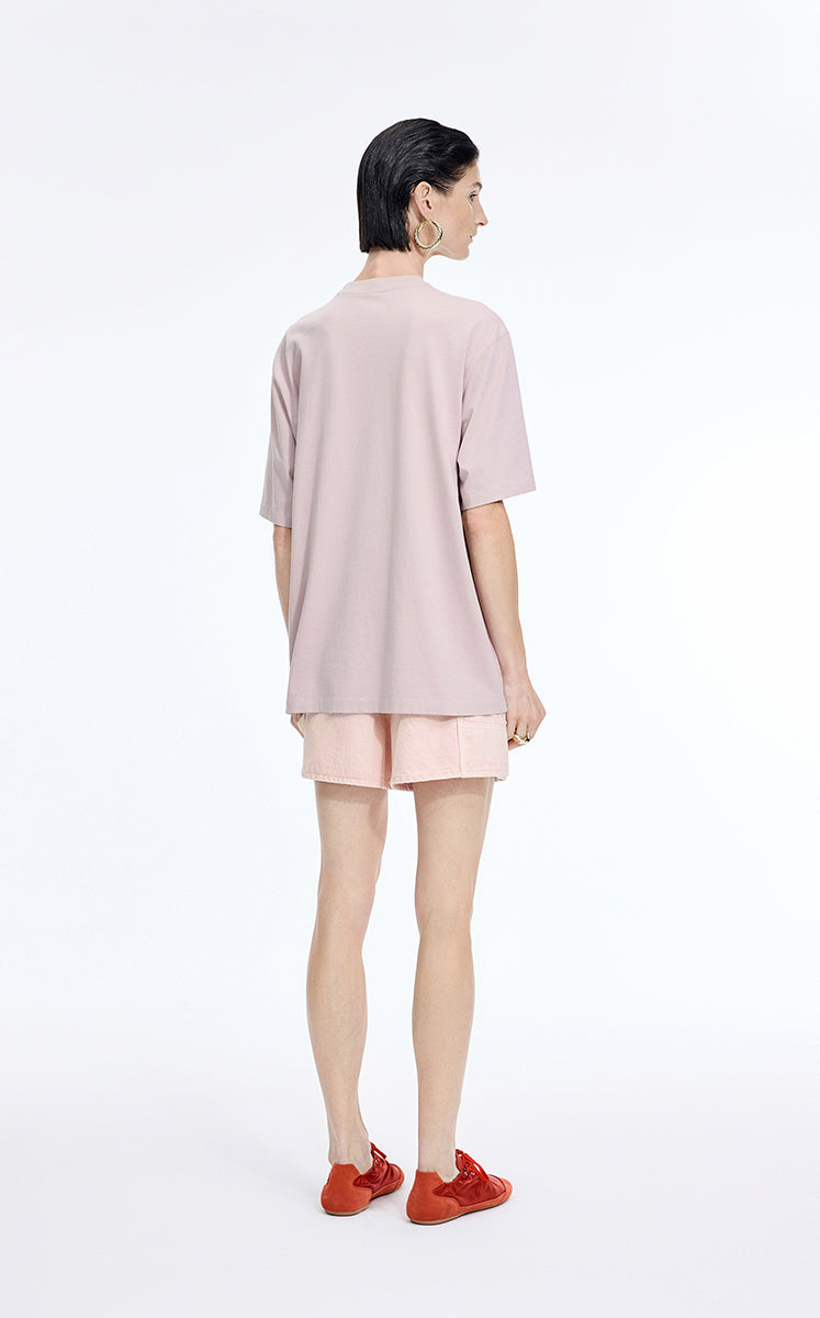 Shorts / JNBY A-Line Denim Shorts Blush Pink-2