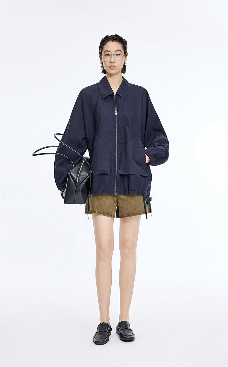 Shorts / JNBY A-Line Denim Shorts British Khaki-1