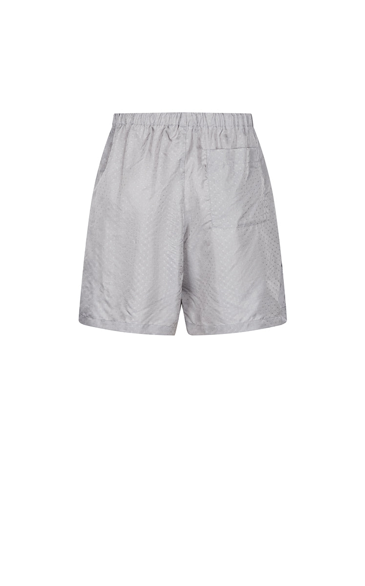 Shorts / JNBY Cupro Wide-Leg Drawstring Shorts Grey-1