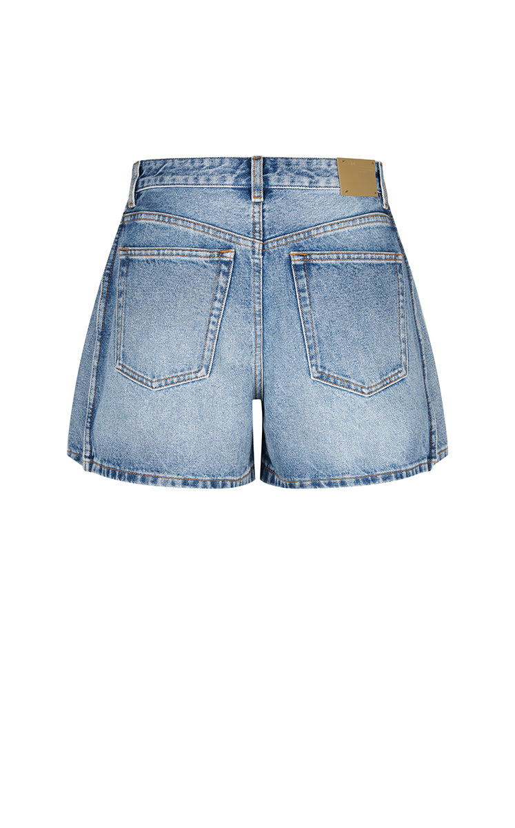 Shorts / JNBY Rolled-Hem Denim Shorts Washed Denim Blue-1