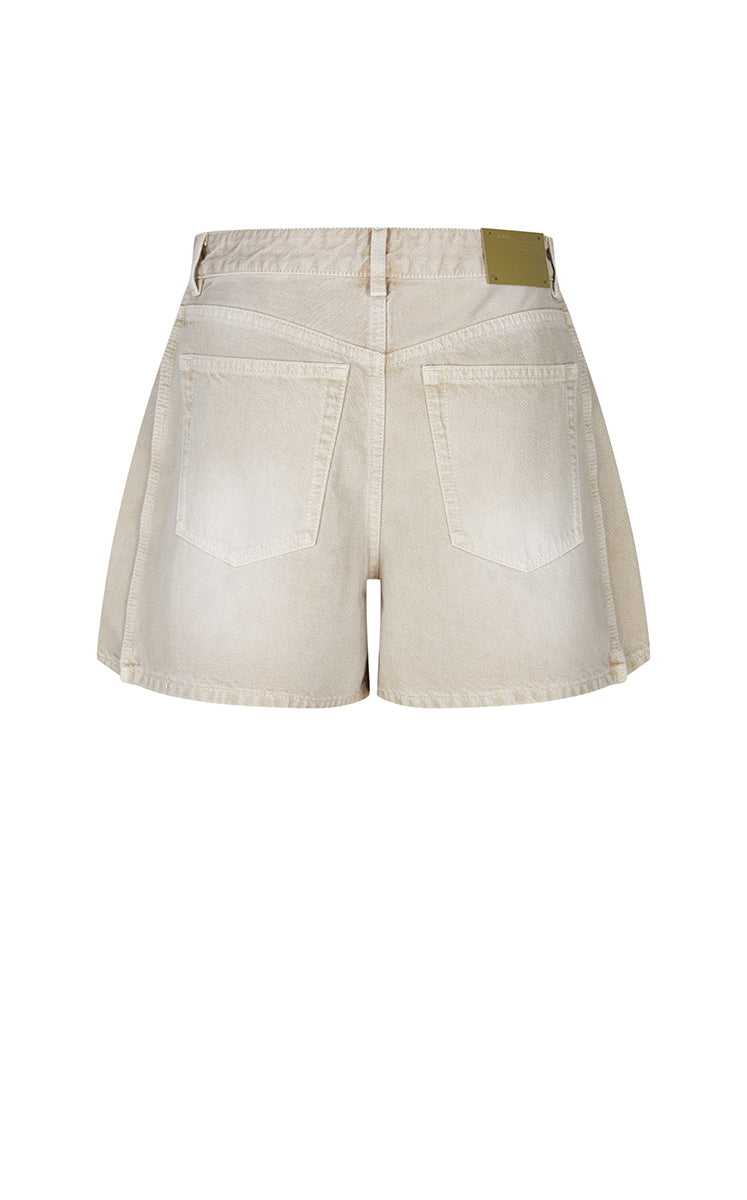 Shorts / JNBY Rolled-Hem Denim Shorts Light Camel-2