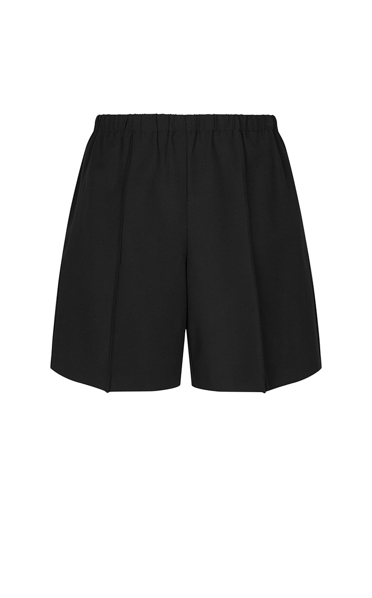 Shorts / JNBY Stretch Straight-Leg Tailored Shorts Black-1