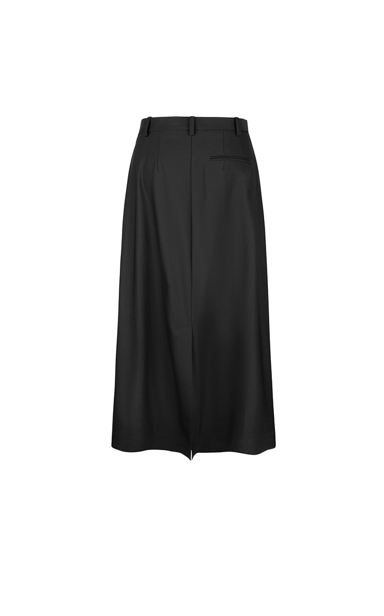 Skirt / JNBY A-Line Long Wool Blend Skirt