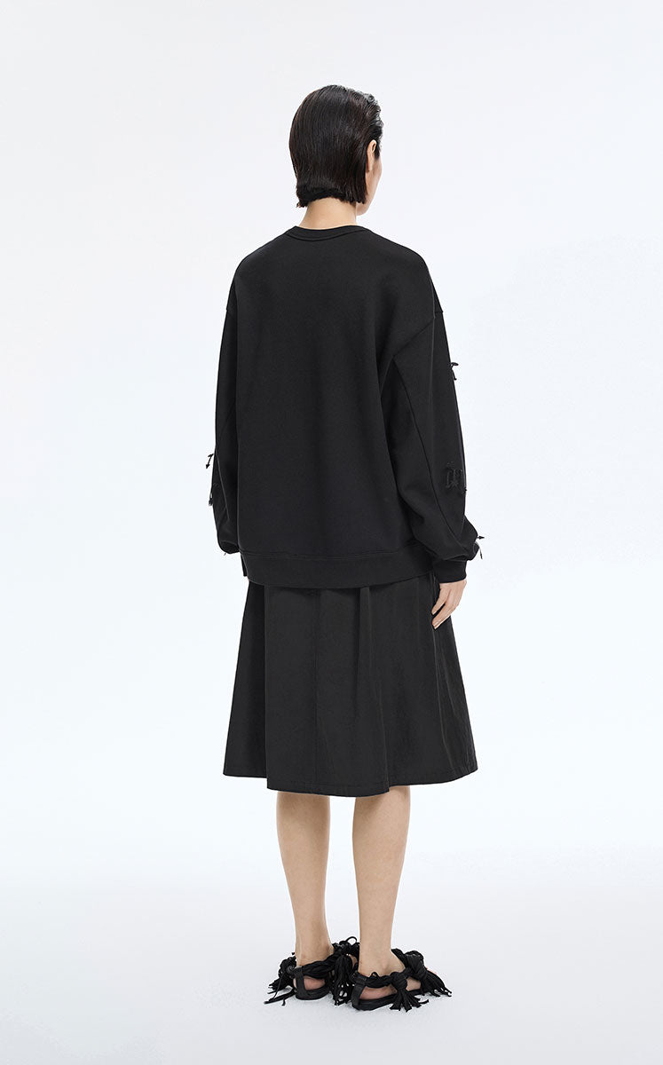 Skirt / JNBY Cotton A-Line Mid-Length Skirt