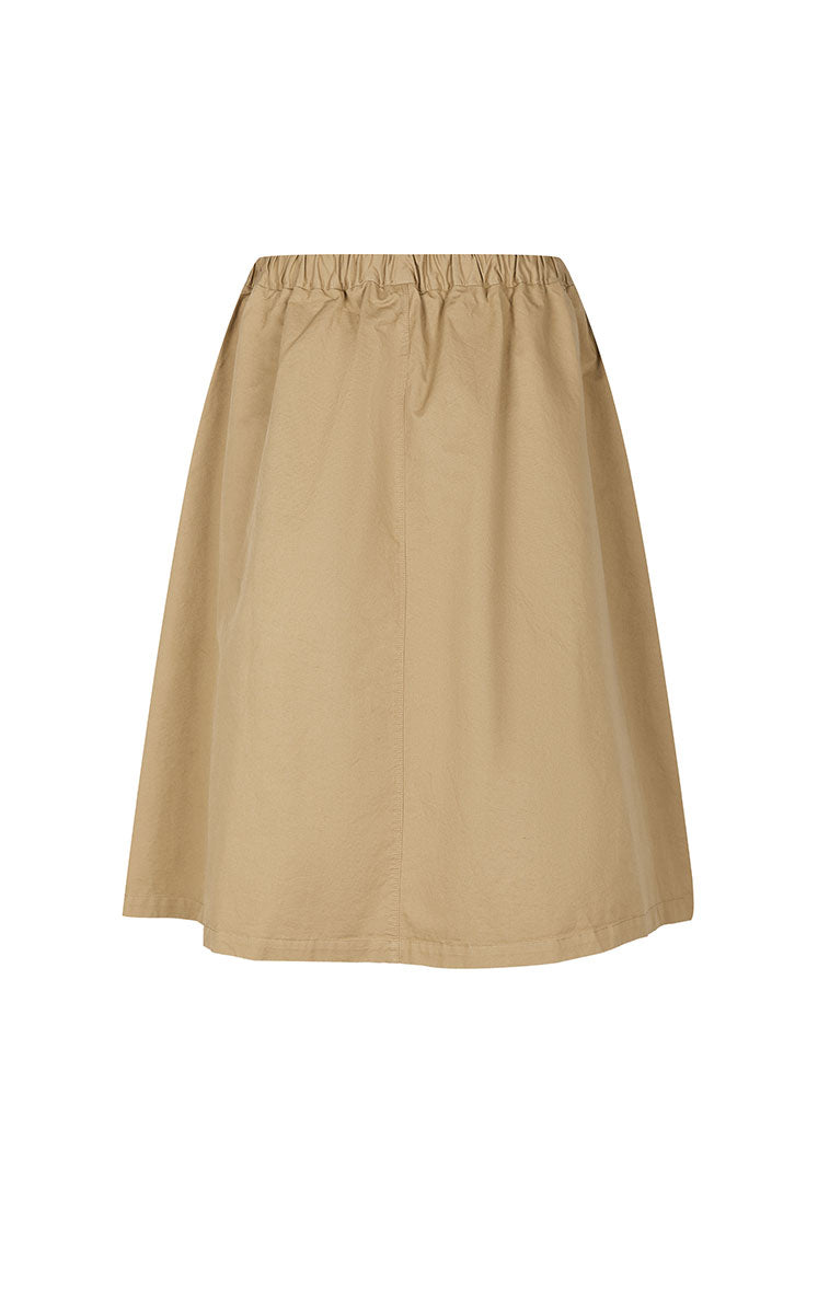 Skirt / JNBY Cotton A-Line Mid-Length Skirt