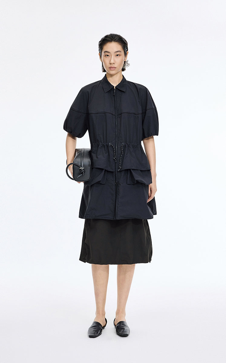 Skirt / JNBY H-Shaped Waterproof Drawstring Skirt