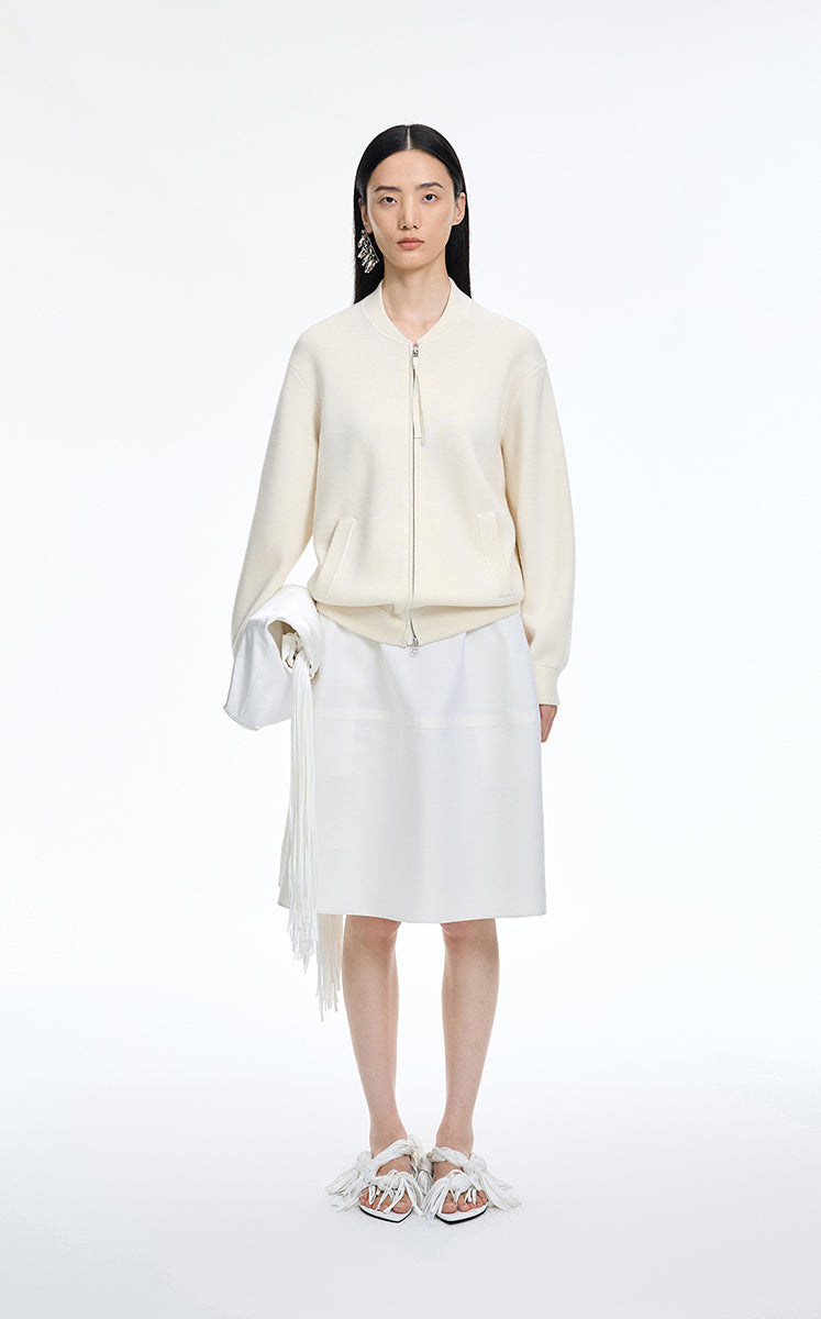 Skirt / JNBY Loose Lantern Wool Silk Skirt