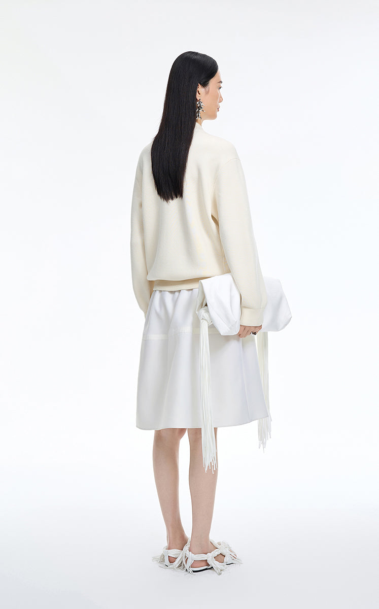 Skirt / JNBY Loose Lantern Wool Silk Skirt