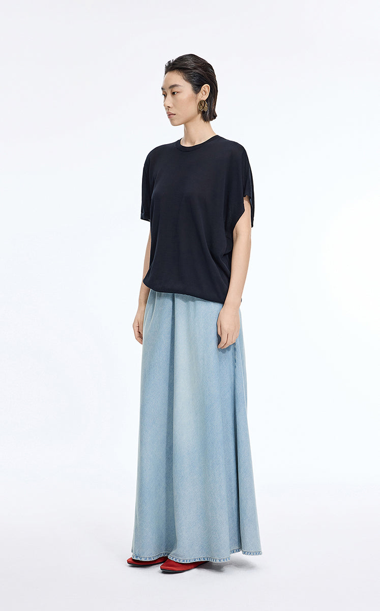 Skirt / JNBY Lyocell A-Line Long Skirt