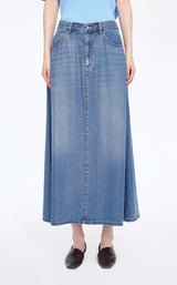 Skirt / JNBY Lyocell A-Line Long Skirt
