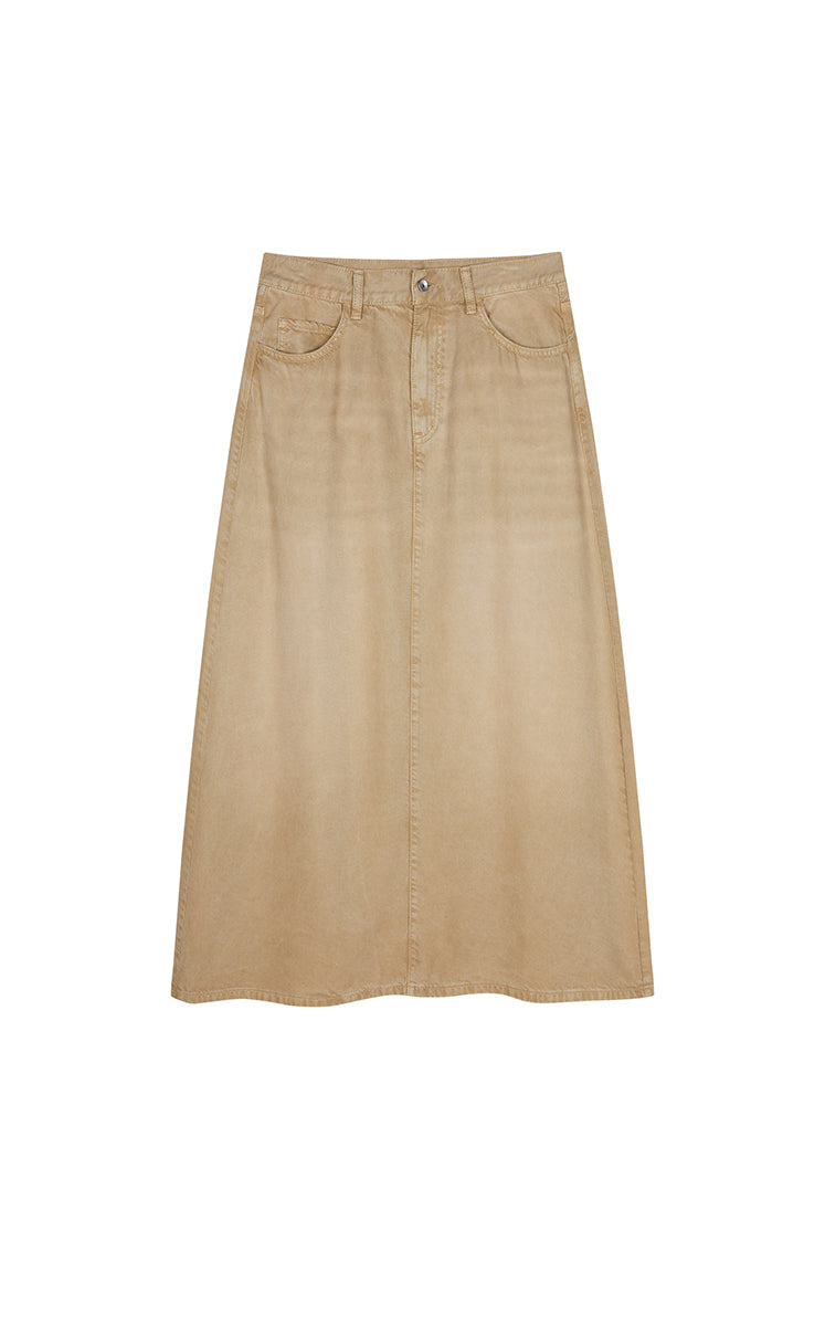 Skirt / JNBY Lyocell A-Line Long Skirt