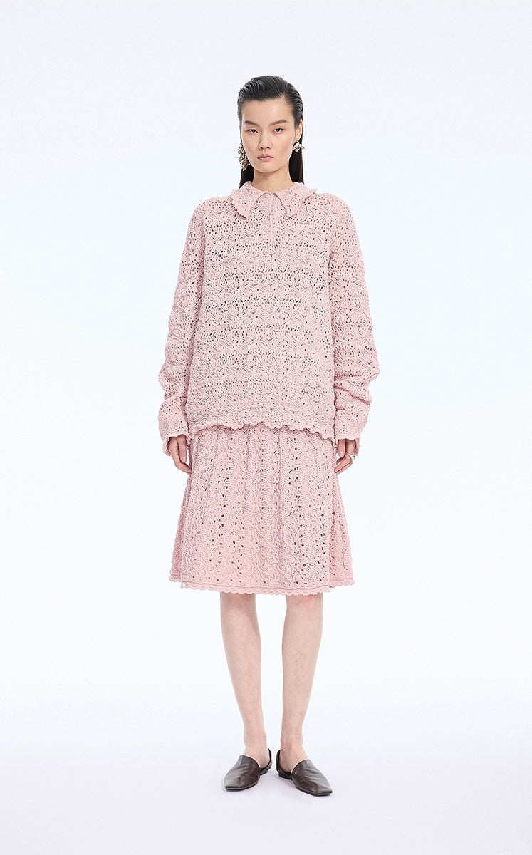 Skirt / JNBY Stretch A-Line Mid-Length Skirt