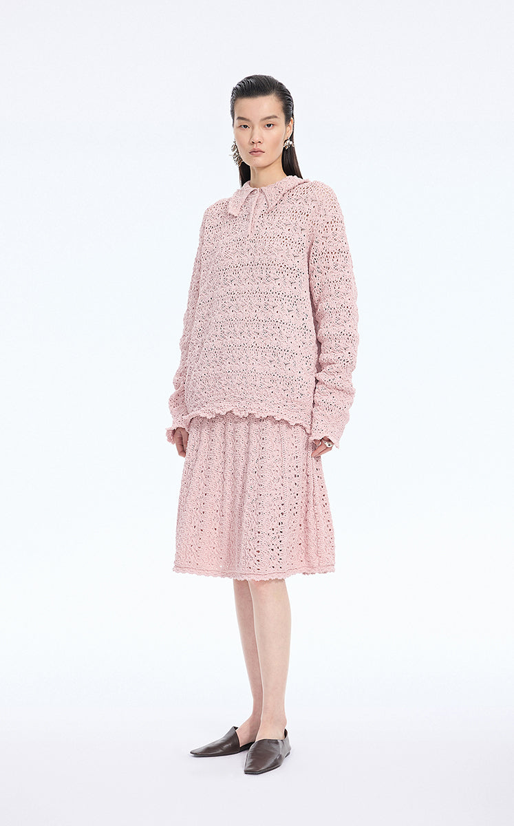 Skirt / JNBY Stretch A-Line Mid-Length Skirt