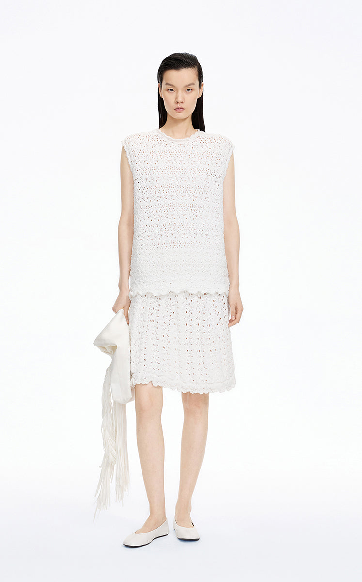 Skirt / JNBY Stretch A-Line Mid-Length Skirt