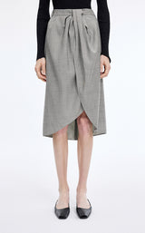Skirt / JNBY Wool Jacquard Midi Skirt