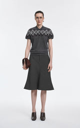 Skirt / JNBY Merino Wool Blend Midi Skirt