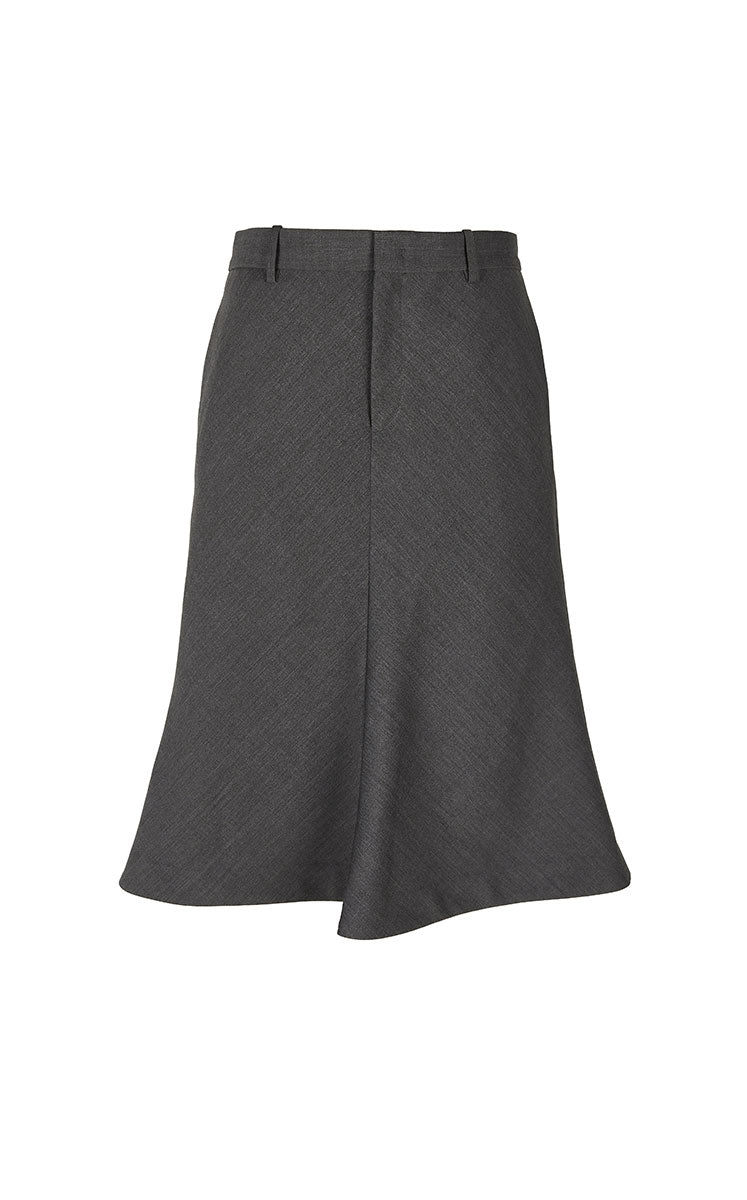 Skirt / JNBY Merino Wool Blend Midi Skirt